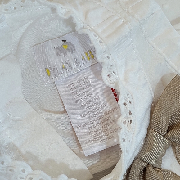 Dylan & Abby swiss dot summer set for baby girl, 0-3 months - Picture 8 of 8